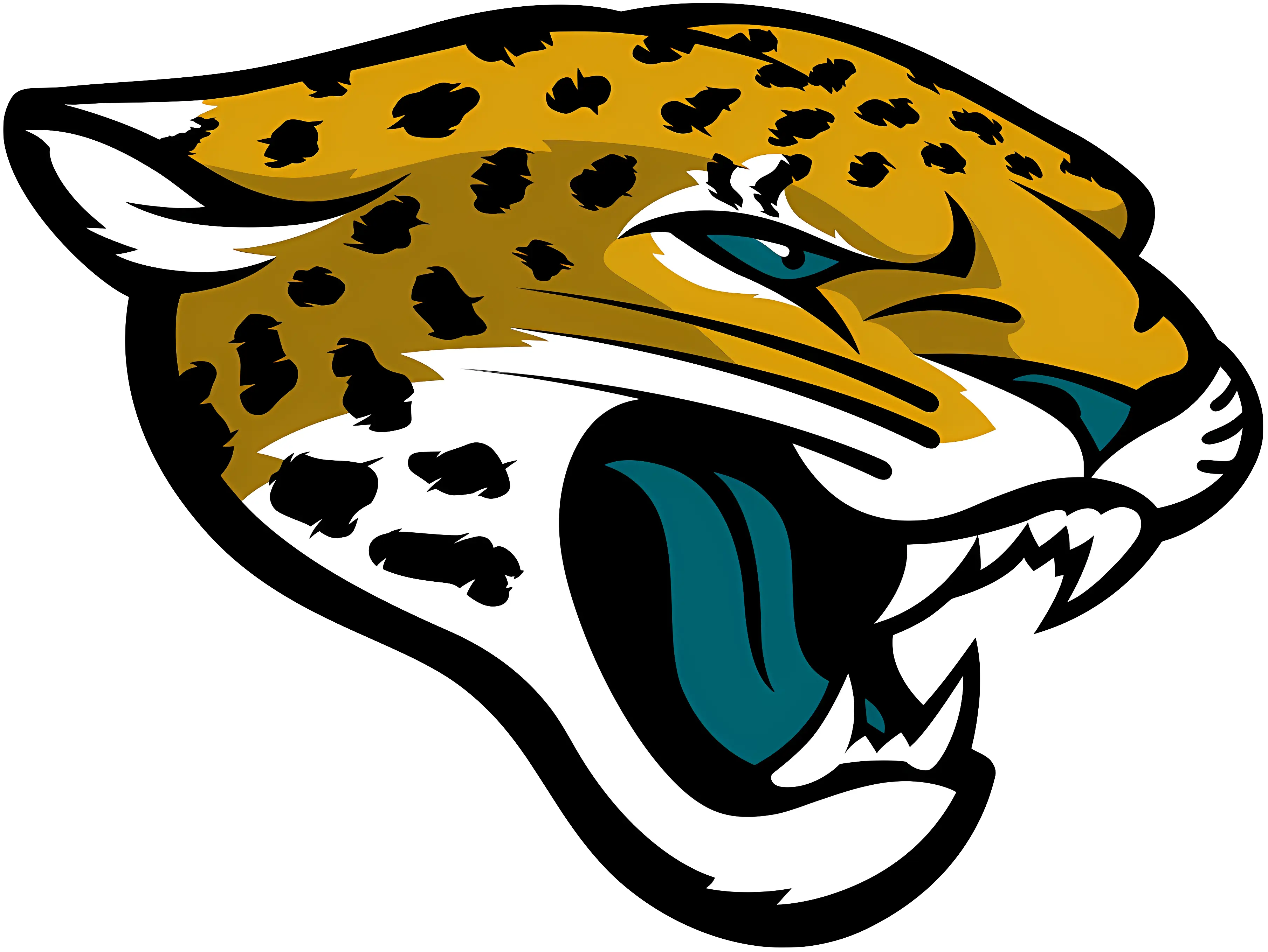 Fierce Jaguar Head Illustration