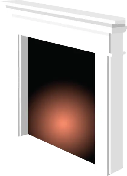 Cozy Fireplace Illustration