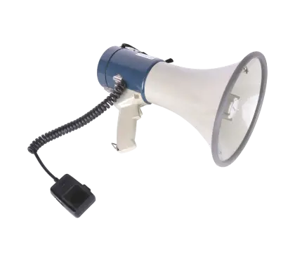 Megaphone with Microphone for Announcements