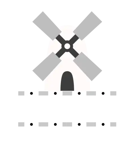 Simple Windmill Illustration