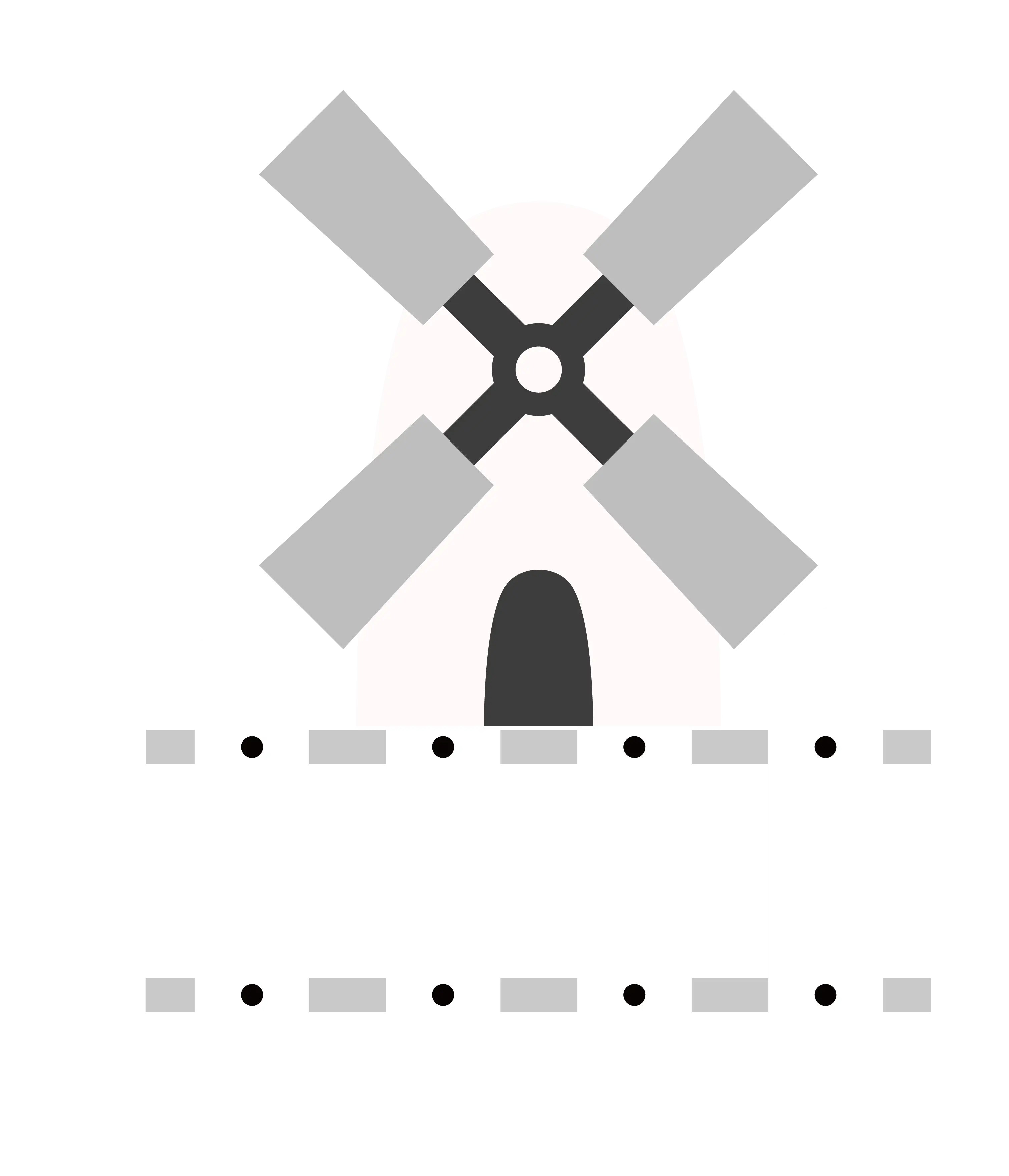 Simple Windmill Illustration