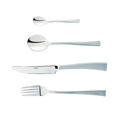 Elegant Silver Cutlery Set