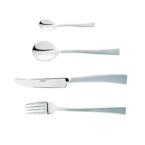 Elegant Silver Cutlery Set