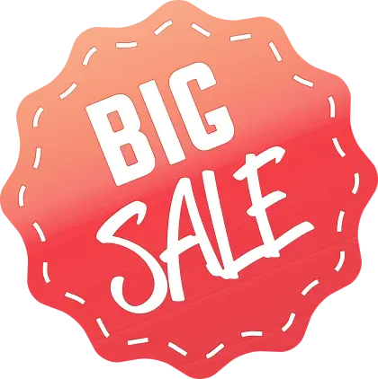Big Sale Red Label Design