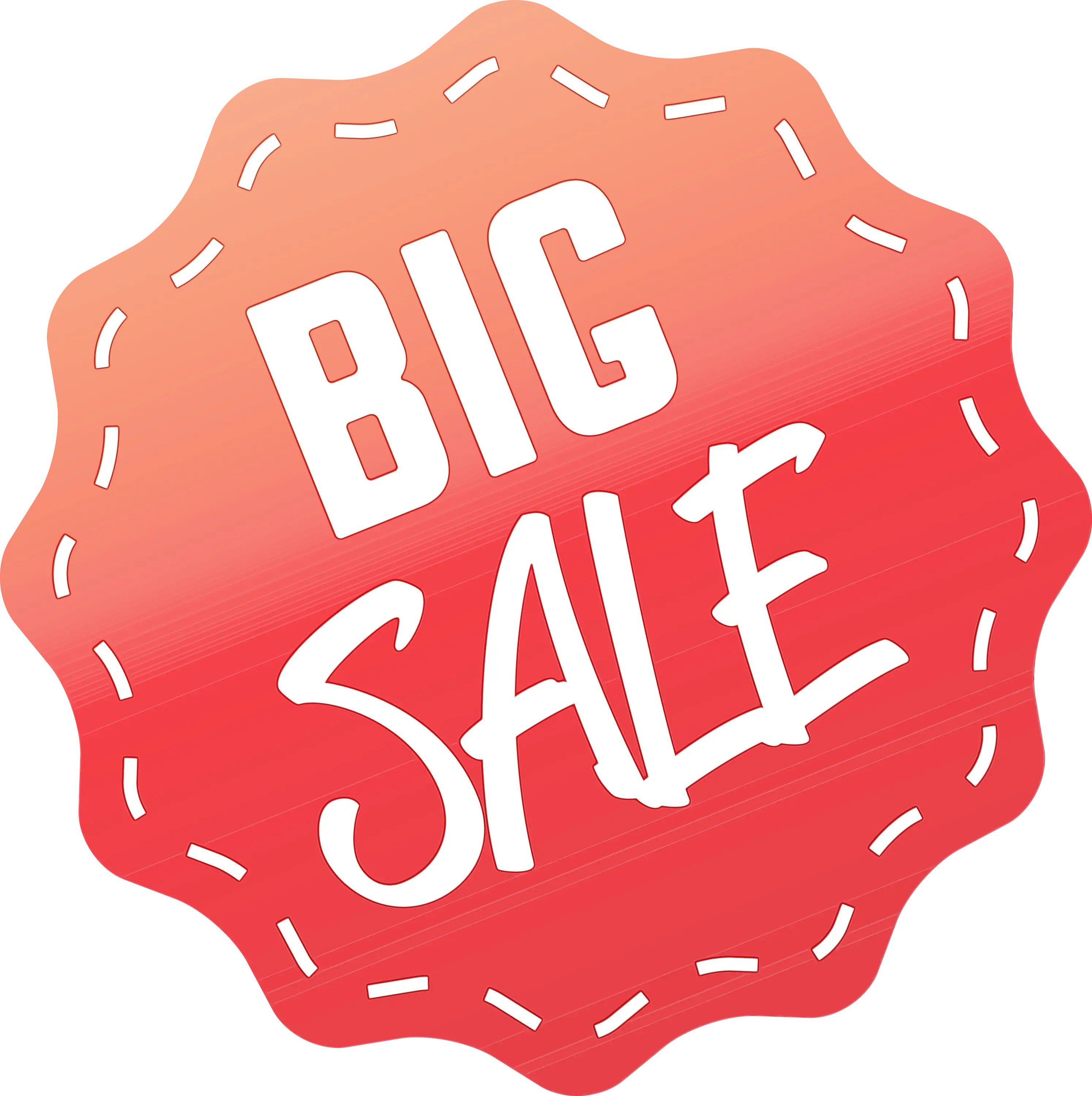 Big Sale Red Label Design