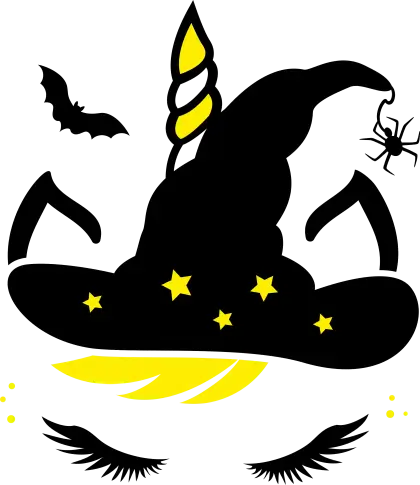 Spooky Witch Hat Illustration for Halloween