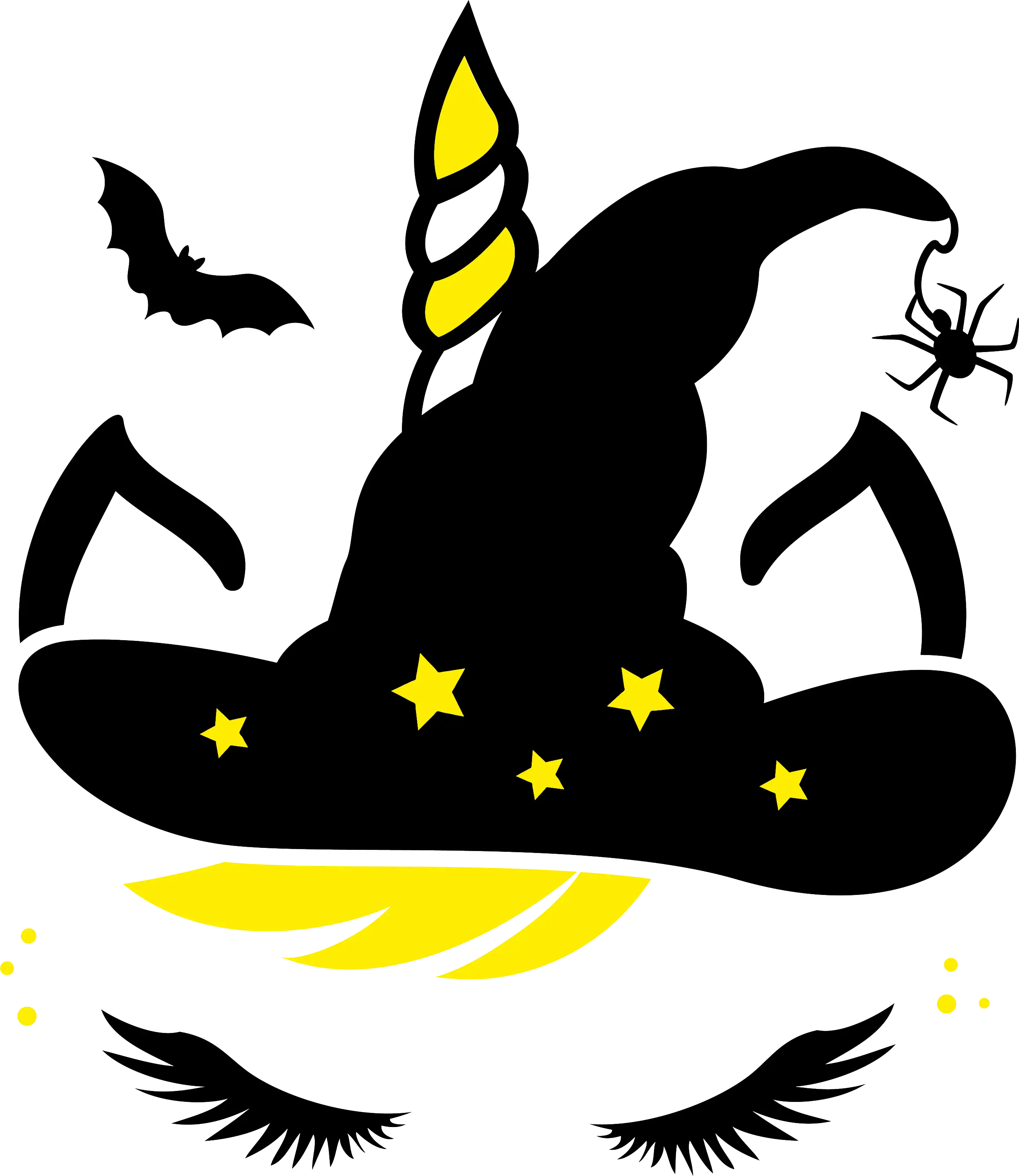 Spooky Witch Hat Illustration for Halloween