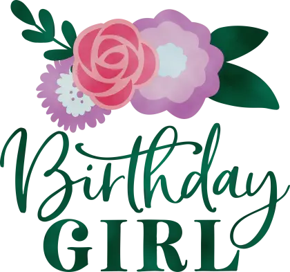 Birthday Girl Celebration Design