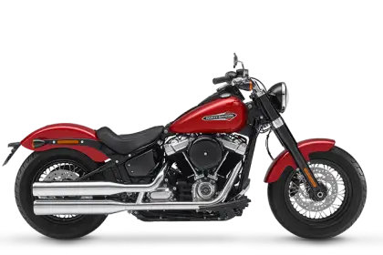 Red Motorcycle with Classic Design