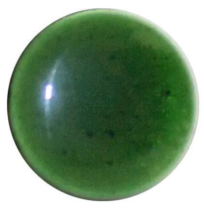 Glossy Green Shiny Marble Sphere
