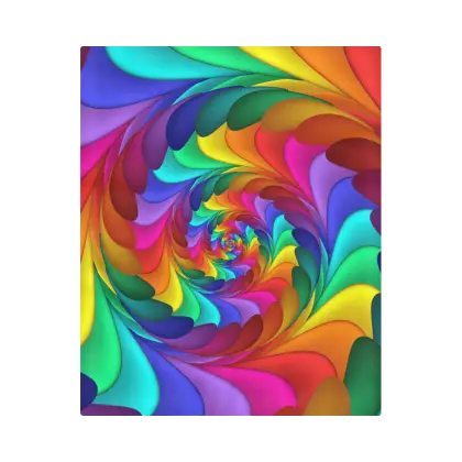 Colorful Spiral Abstract Art