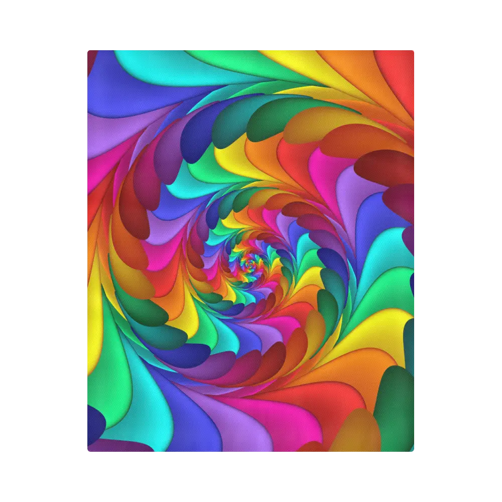 Colorful Spiral Abstract Art