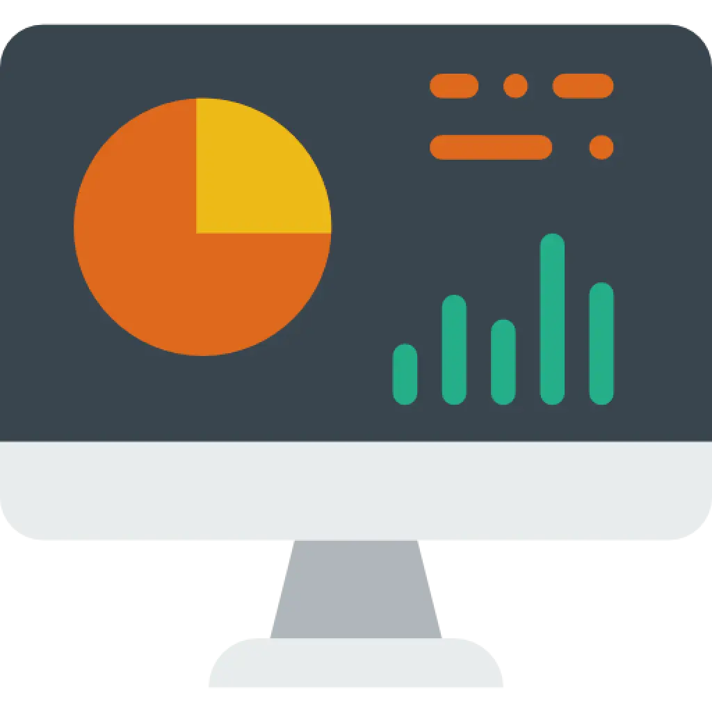 Data Analytics on Computer Screen