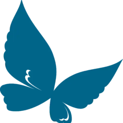 Beautiful Blue Butterfly Illustration