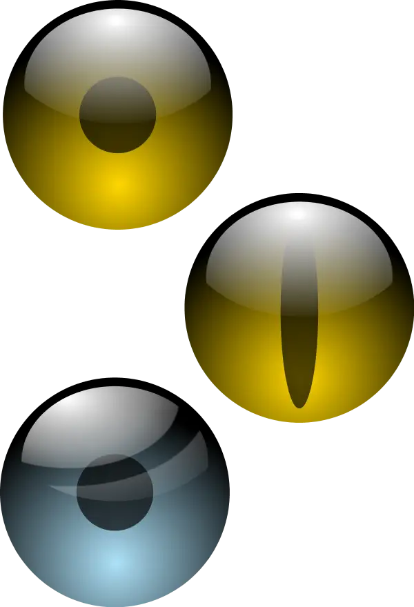 Cat Eyes in Different Colors