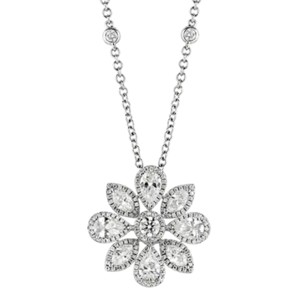 Elegant Diamond Necklace Pendant