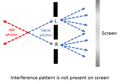 Photon Interference Pattern Diagram