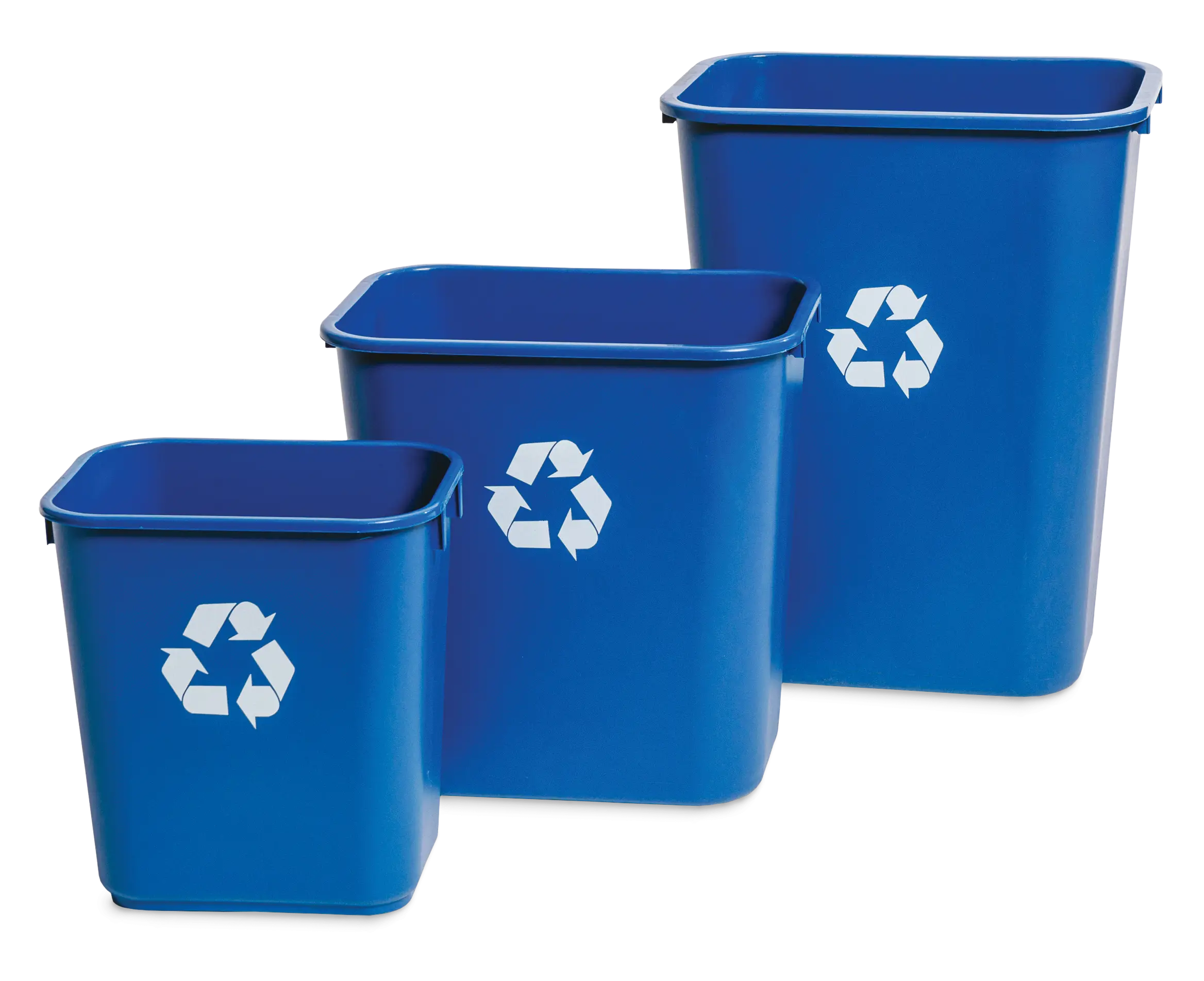 Blue Recycling Bins for Waste Management