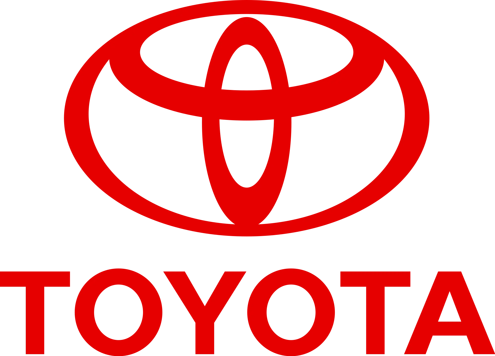 Toyota Logo in Red