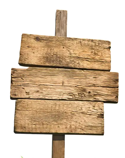 Rustic Wooden Sign