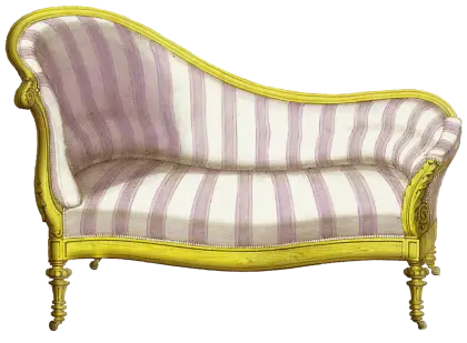 Vintage Striped Sofa
