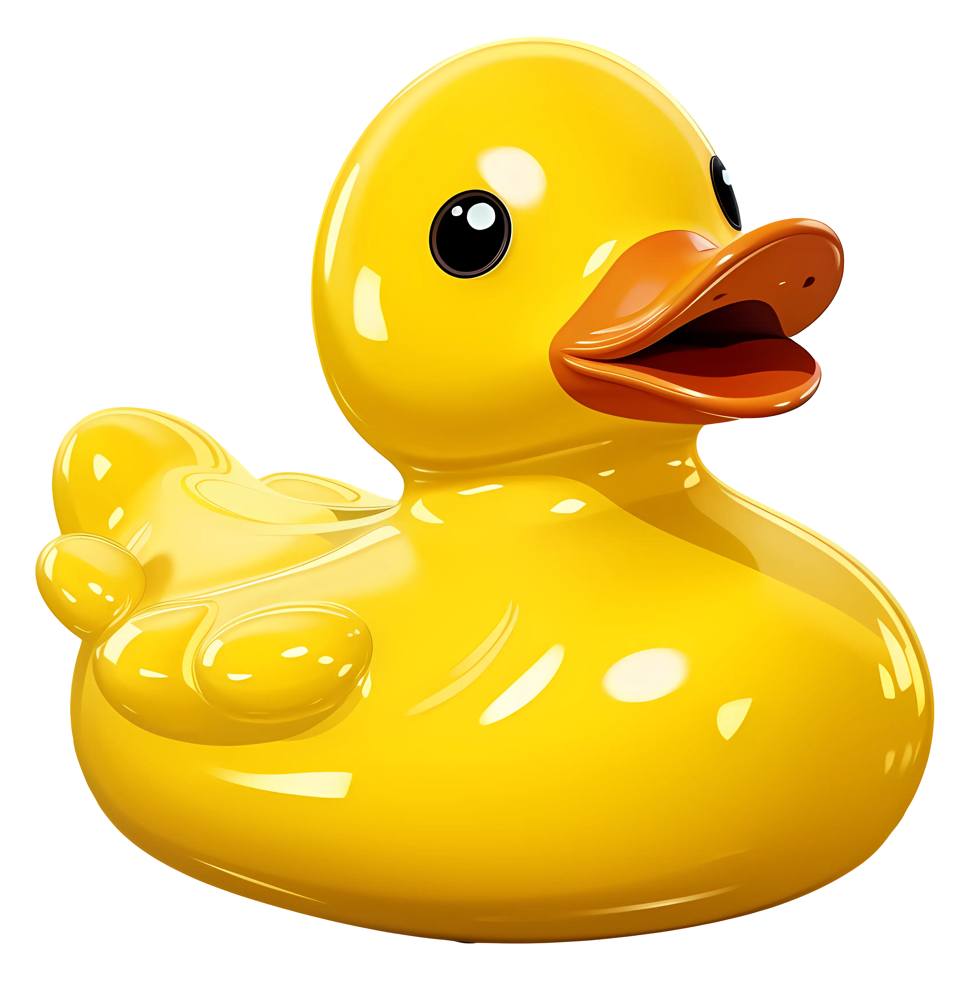 Cute Yellow Rubber Duck Bath Toy