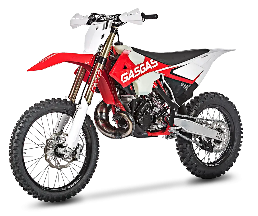 Red Off-Road Dirt Bike