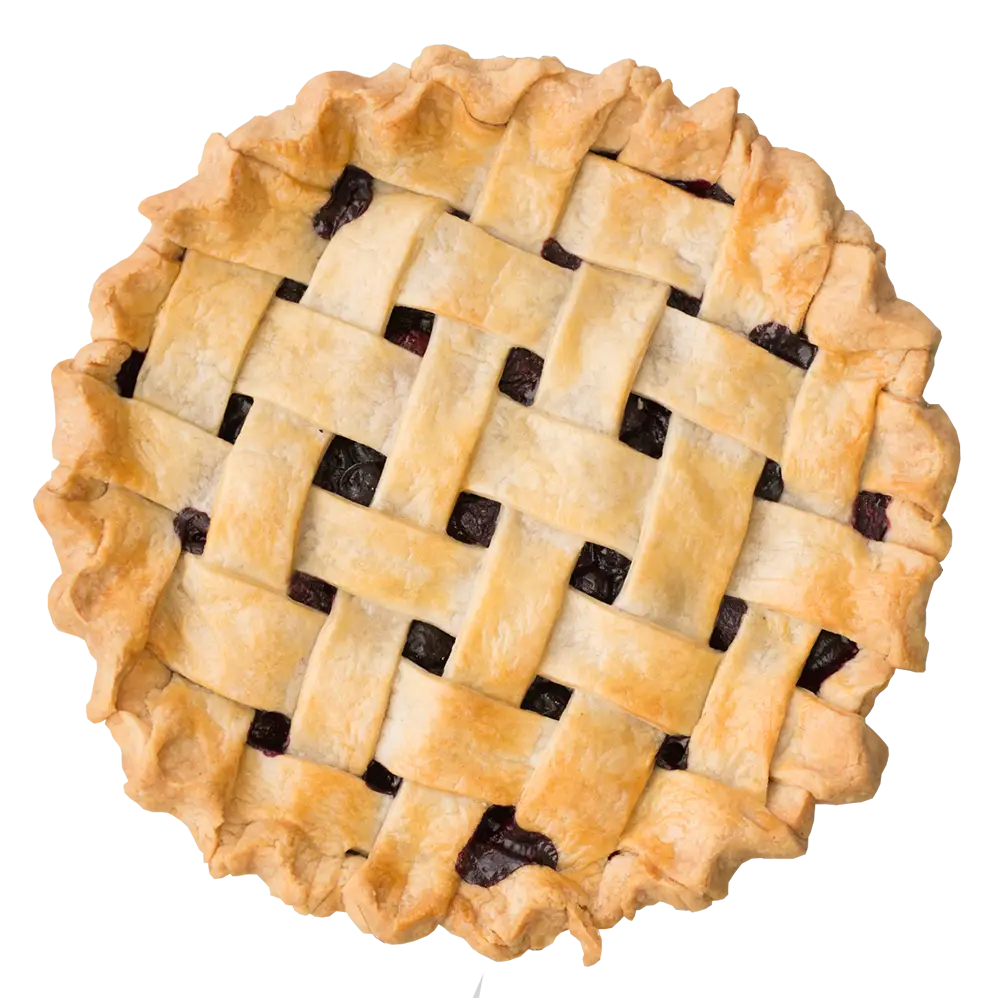 Blueberry Pie with Lattice Crust