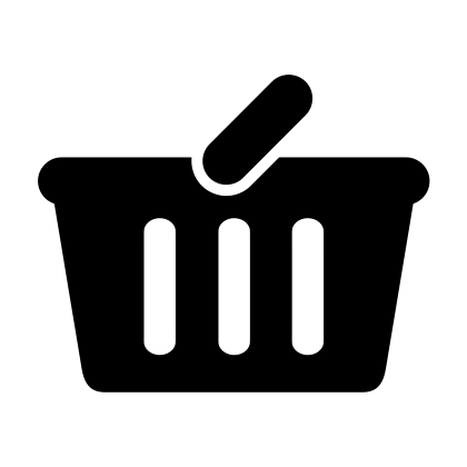 Minimalist Shopping Basket Icon Design