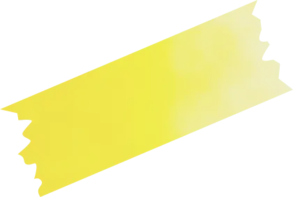 Yellow Decorative Tape