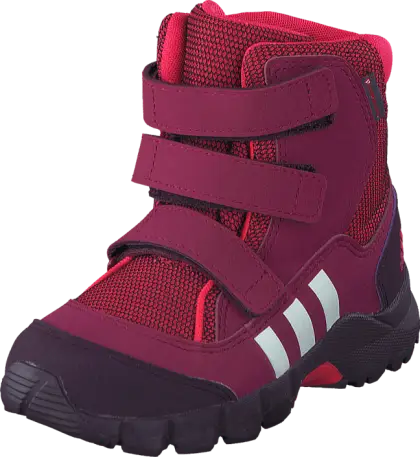Red Winter Boot with Velcro Straps