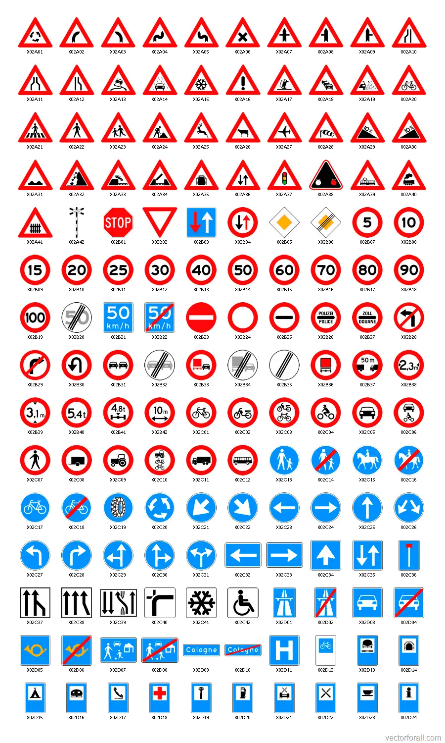 Various Traffic Signs