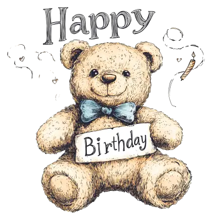 Happy Birthday Teddy Bear
