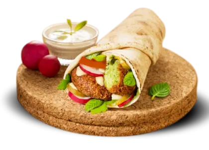 Delicious Falafel Wrap