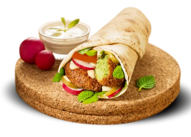 Delicious Falafel Wrap