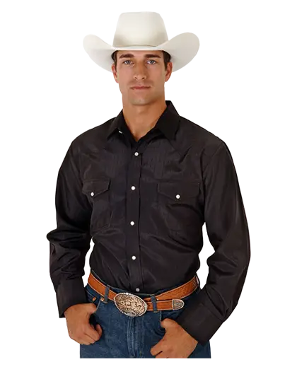 Cowboy Wearing Western Outfit