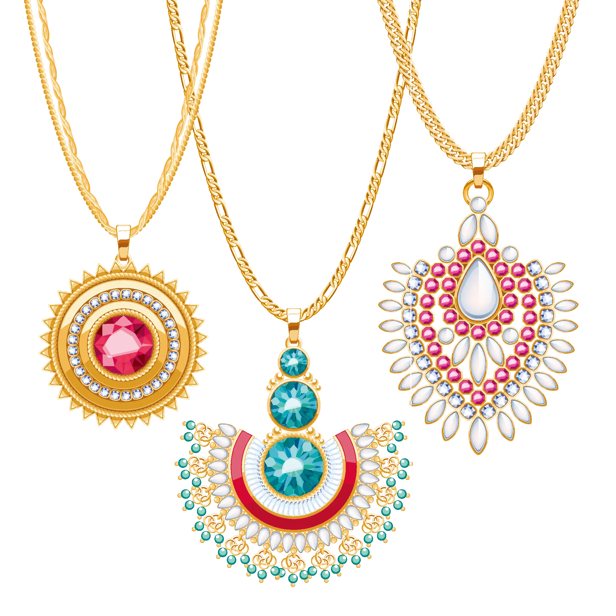 Golden Necklace Collection