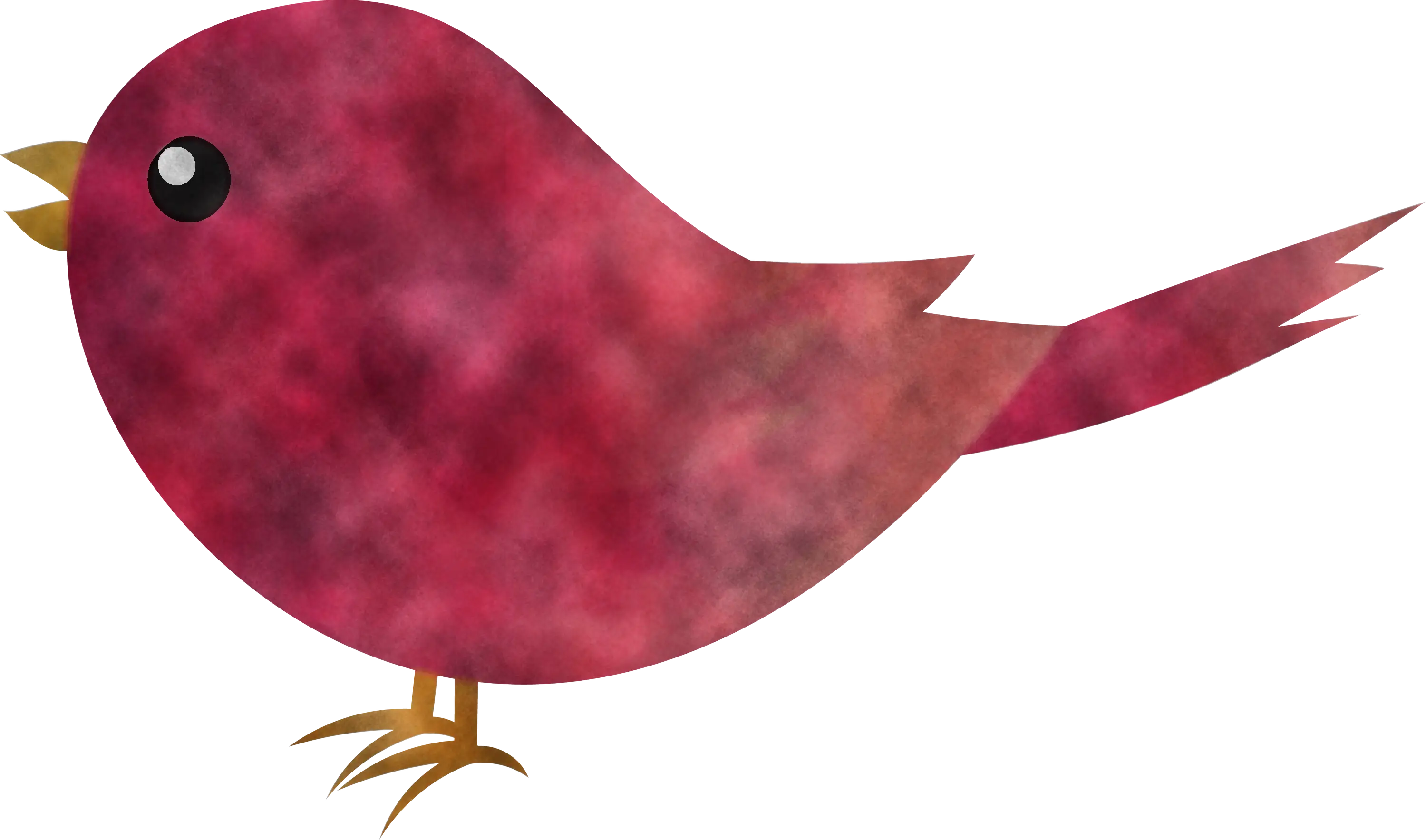 Illustration of a Red Bird
