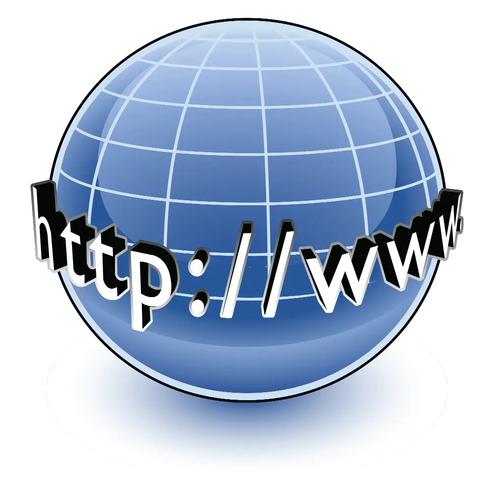 Internet Globe with HTTP Text