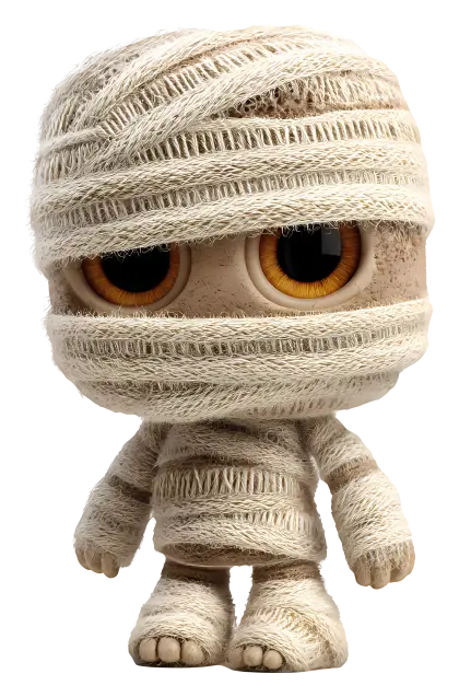 Cute mummy character