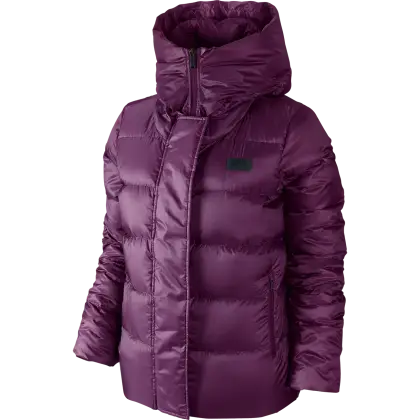 Cozy Purple Puffer Jacket for Winter