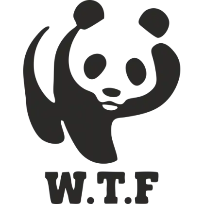 Panda Themed Logo Design