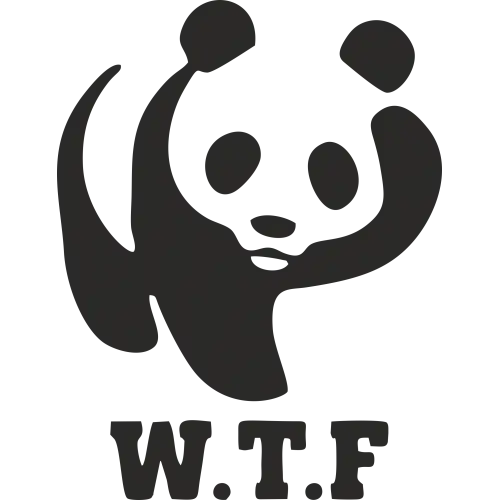 Panda Themed Logo Design