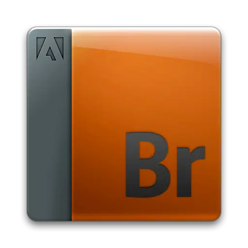 Adobe Bridge Software Icon on Transparent Background
