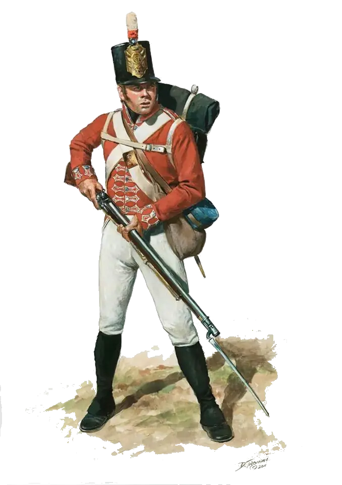 Historical Soldier with Rifle