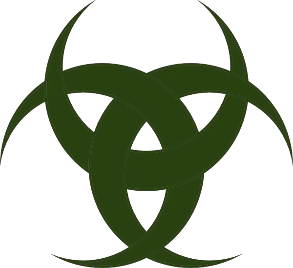 Green Tribal Symbolic Design