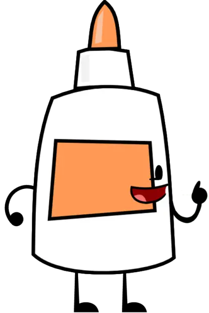 Cartoon Glue Bottle
