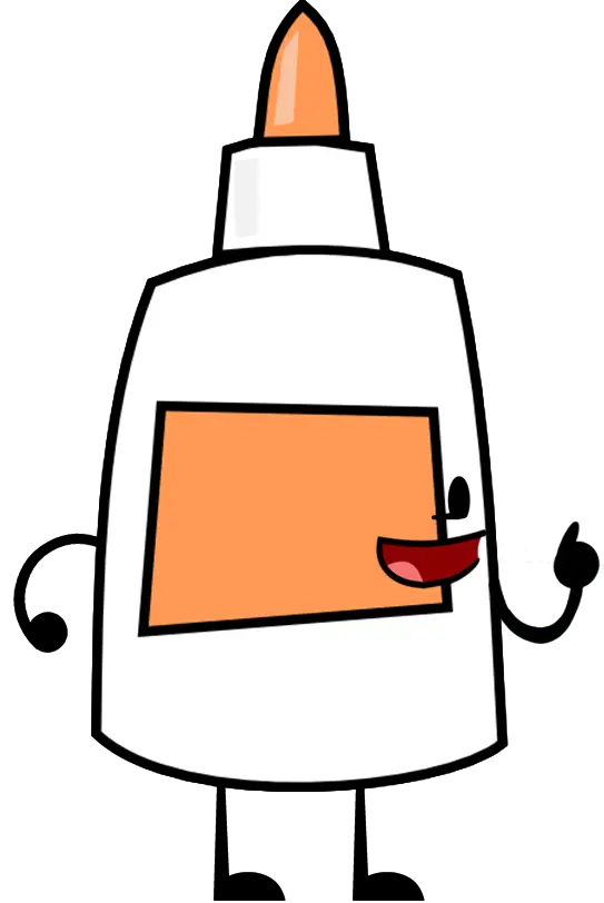 Cartoon Glue Bottle