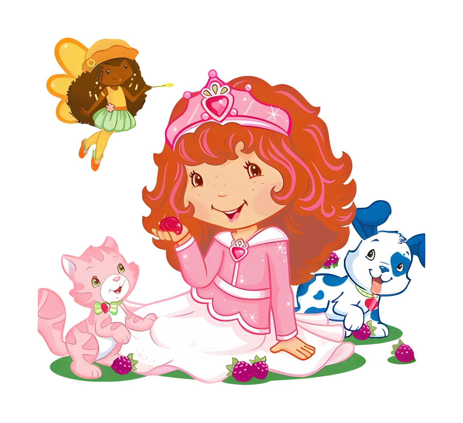 Princess with Fairy and Pets