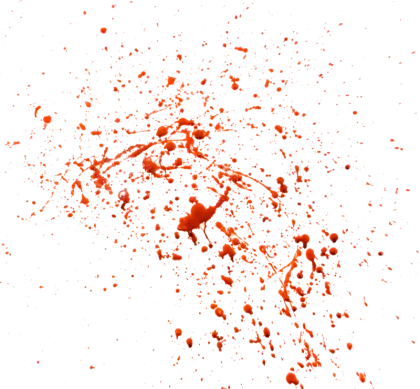 Abstract Red Paint Splatter